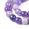 Dyed Natural White Jade Beads Strands G-T138-D17-3