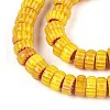 Handmade Millefiori Glass Beads Strands LAMP-T021-27B-01-3