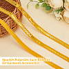 Sparkle Polyester Lace Ribbons OCOR-WH0090-67C-4