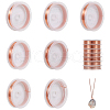 Unicraftale 7 Rolls 7 Styles Copper Wire CWIR-UN0001-01A-1