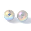 Plated ABS Plastic Beads X-OACR-B026-02C-2