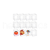 Folding Transparent PET Tea Storage Boxes CON-WH0106-08D-7