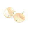 Rack Plating Brass Stud Earring Findings KK-M261-53G-2