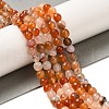 Natural Agate(Dyed & Heated) Beads Strands G-H066-B01-01-1