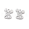 201 Stainless Steel Charms STAS-V001-08-1