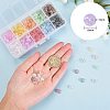 500Pcs 10 colors Crackle Glass Beads GLAA-SZ0001-56-2