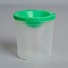 Children's No Spill Plastic Paint Cups AJEW-WH0022-33A-1