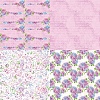 Flower Theme Scrapbook Paper SCRA-PW0010-16-2