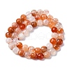 Natural Red Botswana Agate Beads Strands G-C179-A45-03-3