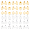 SUPERFINDINGS 100Pcs 2 Colors Brass Charms KK-FH0007-29B-1