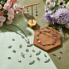   160Pcs 8 Styles Tibetan Style Alloy Connector Charms FIND-PH0008-10-5