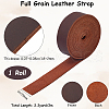 2M Flat AB Grade Cowhide Leather Cord AJEW-WH0479-73G-02-2