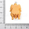Resin Pendants RESI-Q002-04B-3