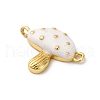 Brass Enamel Connector Charms KK-I276-14G-01-2