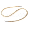 304 Stainless Steel Twist Chain Necklaces for Women NJEW-G140-08A-GP-2