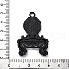 Glass Mirror Pendants FIND-Z073-03EB-3