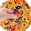 Halloween Waterproof PVC Plastic Sticker Labels STIC-PW0003-05-3