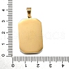 Tarot 304 Stainless Steel Enamel Pendants STAS-M119-09I-G-2