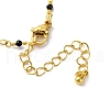 Brass Chain Necklace Making KK-K337-13G-05-3