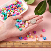 300Pcs Handmade Polymer Clay Colours Beads CLAY-CD0001-04-7