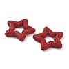 Star Shape Polymer Clay Rhinestone Beads CLAY-NH0001-06B-2
