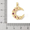Brass Micro Pave Cubic Zirconia Pendants KK-K403-02G-03-3