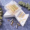 Jewelry Iron Slide On End Clasp Tubes FIND-PJ0001-01-23