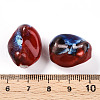 Handmade Porcelain Beads PORC-N008-06N-3