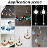 Unicraftale 304 Stainless Steel Hoop Earring Findings STAS-UN0018-17P-6