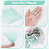 4M Polyester Pleated Lace Trim OCOR-WH0088-24A-4