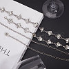 Alloy Flower Link Chain Waist Chains FIND-WH0421-95P-2