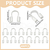 400Pcs Brass Wire Guardian and Protectors KK-LP0001-21S-2