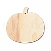 Single Face Printed Wood Big Pendants WOOD-I010-08D-2