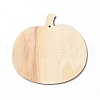 Single Face Printed Wood Big Pendants WOOD-I010-08D-2