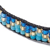 Handmade Glass Seed Beaded Bracelets for Women BJEW-MZ00158-02-4