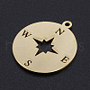 201 Stainless Steel Laser Cut Pendants STAS-S105-T964-2-2