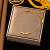 Stainless Steel Alloy Charm Anklets WG33B59-02-1