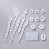 DIY Ring & Hair Stick Silicone Molds DIY-X0293-24-1