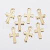 304 Stainless Steel Tiny Cross Charms STAS-H436-49-1