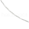 Brass Chain Necklaces NJEW-D077-S-3
