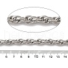 Tarnish Resistant 304 Stainless Steel Link Chains CHS-A012-06B-P-2