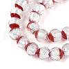 Luminous Handmade Lampwork Silver Foil Beads Strand FOIL-N029-03E-3