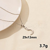 Vintage Stainless Steel Moon Sword Pendant Necklaces for Women QX2053-9-1
