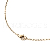 Flower Handmade Glass Seed Beaded Pendant Necklaces NJEW-MZ00096-05-5