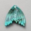 Grandient Color Opaque Resin Pendants RESI-WH0026-74B-2