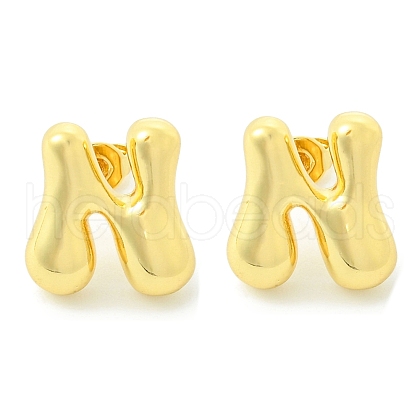 Rack Plating Brass Earrings EJEW-S222-01G-N-1