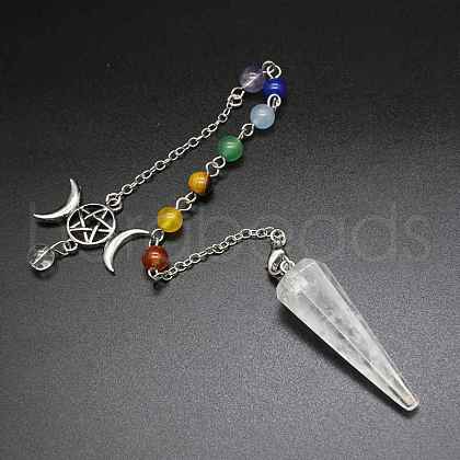 Natural Quartz Crystal Dowsing Pendulums WG14383-07-1