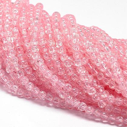 Synthetic Crackle Quartz Beads Strands CCG-K001-8mm-01-1
