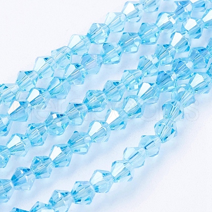 Glass Beads Strands X-EGLA-S056-03-1