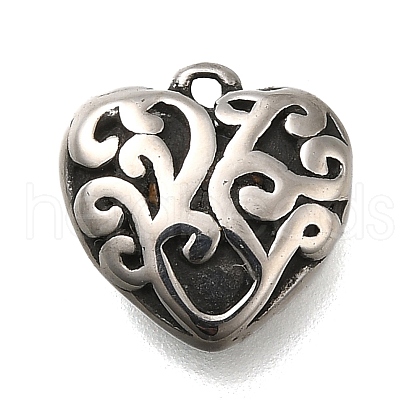 Retro 304 Stainless Steel Charms STAS-L284-18AS-01-1